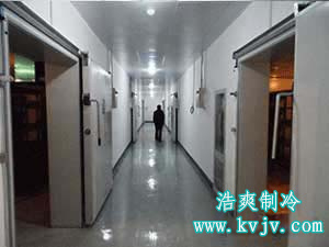 九州通達(dá)醫(yī)藥冷庫內(nèi)景